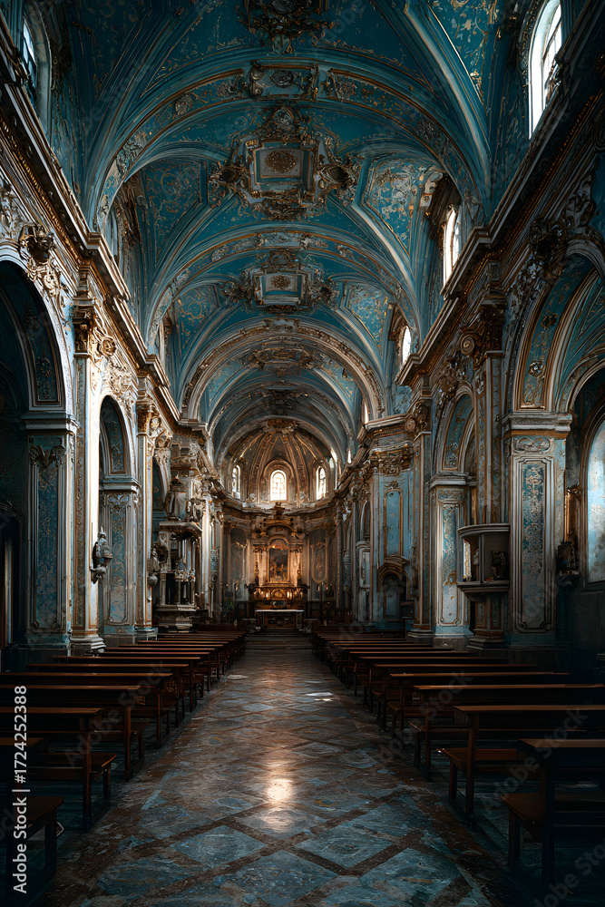 Fototapeta premium interior of a church
