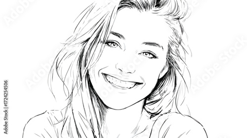 Happy Female Student Portrait Photo Session