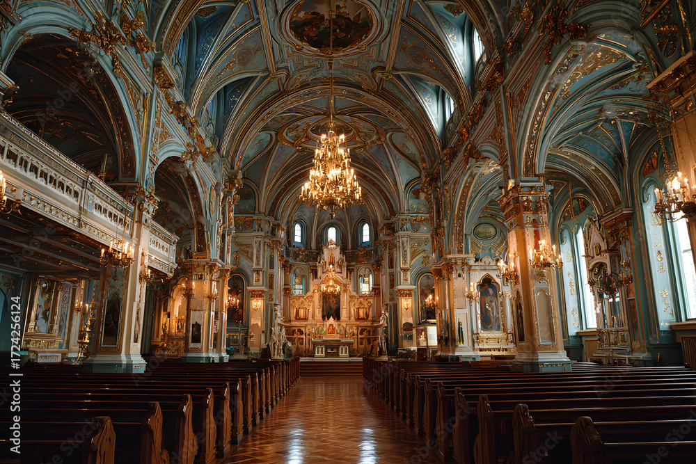 Fototapeta premium interior of church