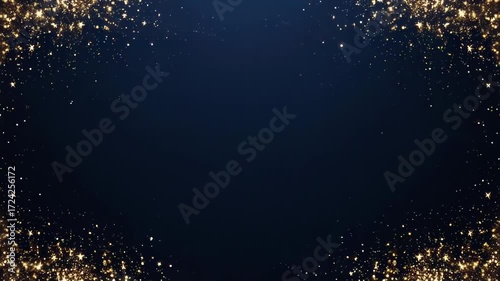Blue christmas background with stars