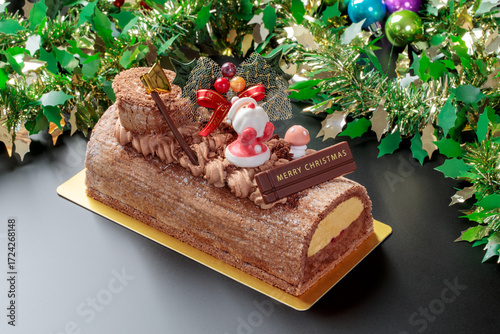 クリスマスロールケーキ