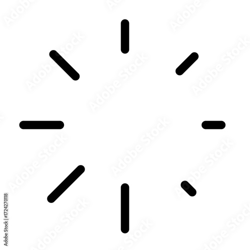 Abstract loading spinner vector graphic