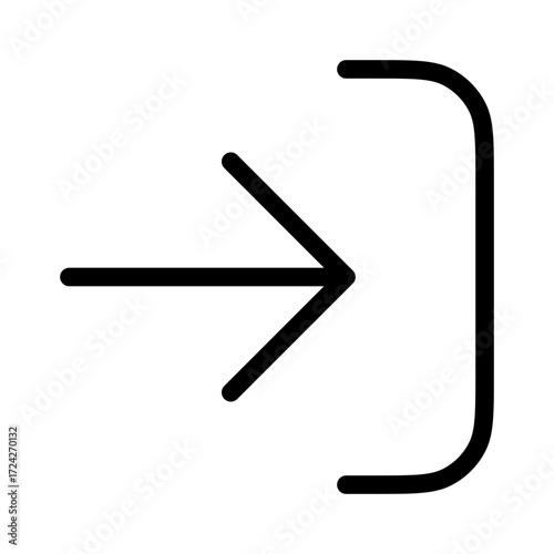 Secure login icon user interface element
