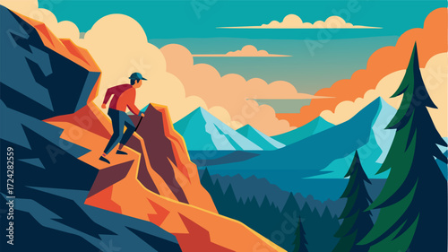 Hiking up the steep slopes of the rocky bluff you can feel the burn in your muscles but the reward of the breathtaking views at the top is worth it.