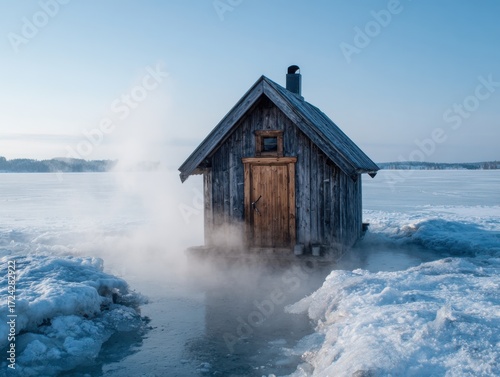 Finlands Custom of Sauna Followed by Ice