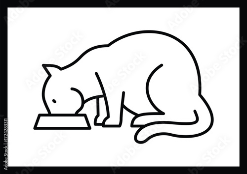cat sketch pictures for kids coloring pages
