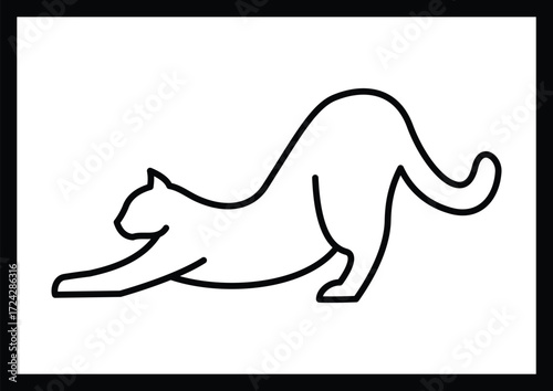 cat sketch pictures for kids coloring pages