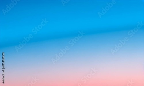 Gentle Sunrise Sky Gradient with Soft Pastel Colors Over Calm Horizon