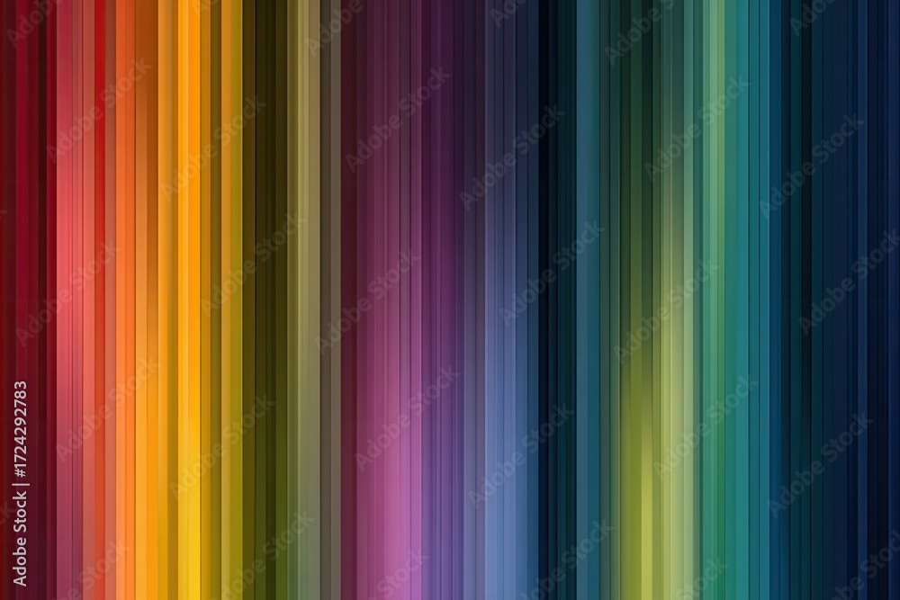 Obraz premium Abstract vertical rainbow stripes