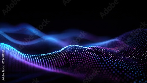 Abstract digital wave pattern (4)