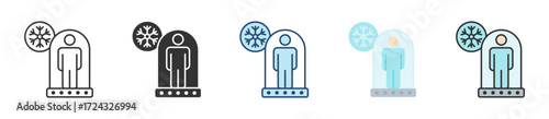 Cryogenic Icon Set Multiple Style Collection