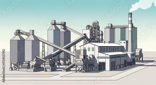 Factory vector illustration. (1)