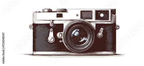 Vintage camera illustration