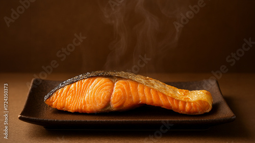 ページに移動
|12345...15次へ
焼き鮭 和食料理 湯気の立つ切り身/Grilled Salmon Fillet – Traditional Japanese Dish with Steam Generative AI