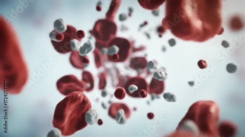Red Blood Cells in Motion: A Microscopic View