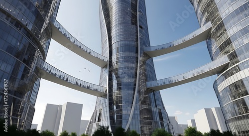 Modern Highrise Bridges.
