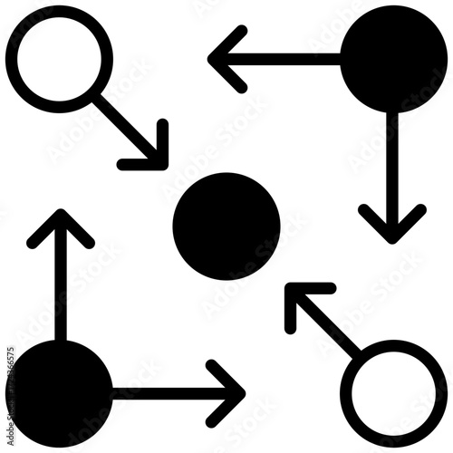 Critical Path Icon