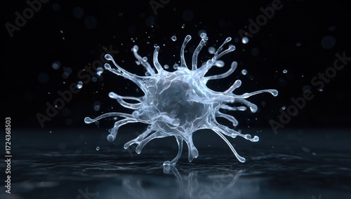 Abstract virus-like form