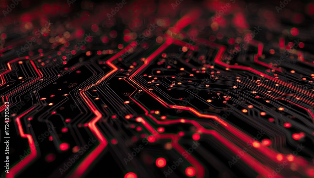 Obraz premium Abstract circuit board