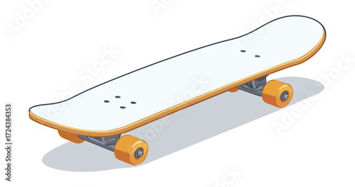 Skateboard illustration