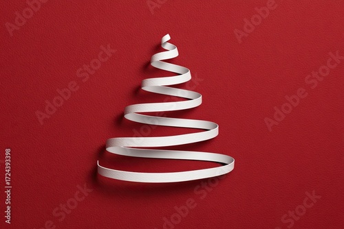 Abstract Christmas tree design
