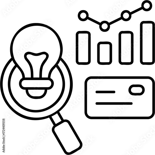 Line Art Insights Icon