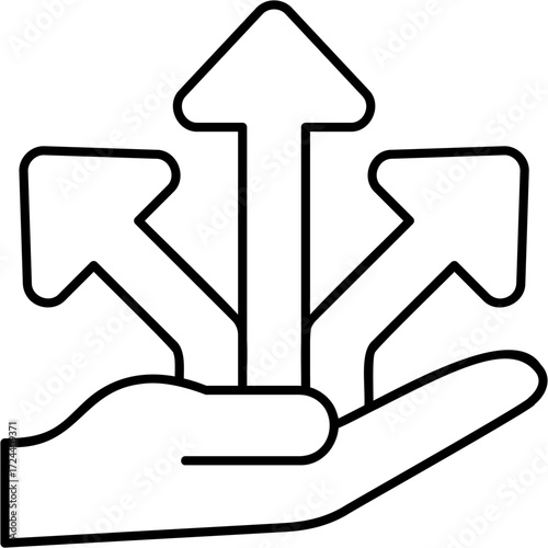 Line Art Opportunities Icon