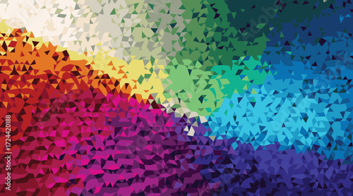 Colorful geometric mosaic abstract background
