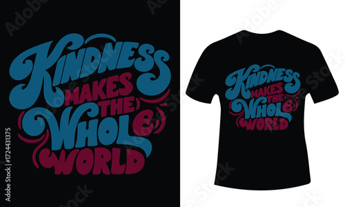 Warm and inviting abstract design celebrating the essence of kindness with vibrant colors and elegant typography