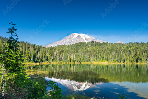 Mt. Rainier National Park Reflection Lake in the Fall of 2025