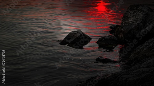 Colorful Water & Sky Vistas: Sunset Red/Orange Seas, Sunrise Blue Oceans & Aqua Lake Reflections