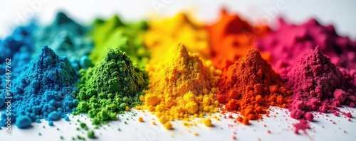 Vibrant assortment of natural food coloring pastes, powders, and liquids in various hues, ready for baking and cooking , cake, bread, beige