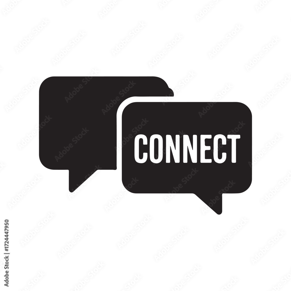 Fototapeta premium chat bubble speech bubble