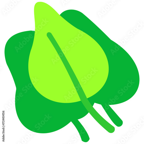 Fresh spinach leaves illustration, perfect for salad menu, healthy food design, vegetarian recipe, and organic farm product concept.

