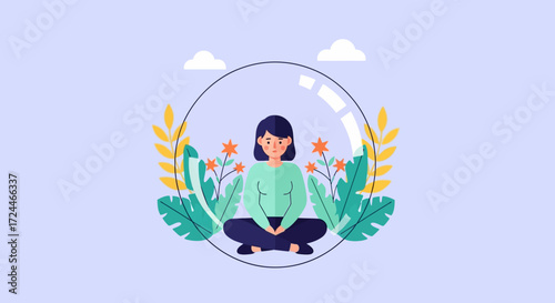 Woman in a Bubble