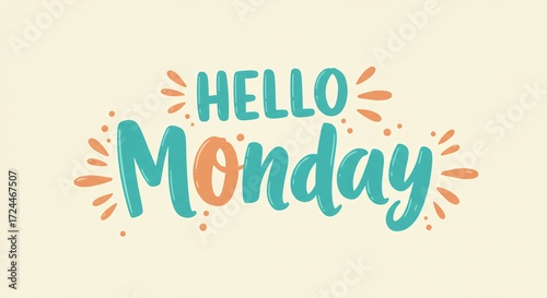 Hello monday graphic design