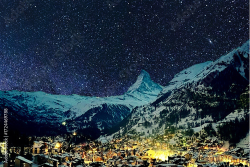 milky way in the mountains, stars, milky galaxy in the mountains. the milky way in the mountains, stars and milky way in the background