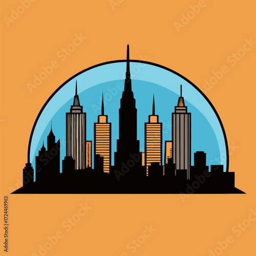 city skyline silhouette