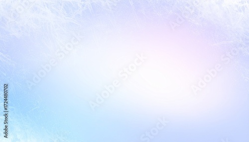 Light shining through winter clouds on a blue grunge background for a Christmas design