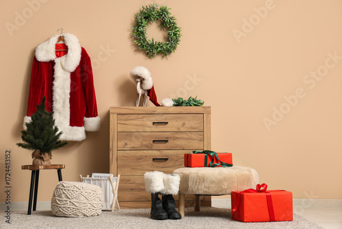 Hanger with Santa Claus cos...