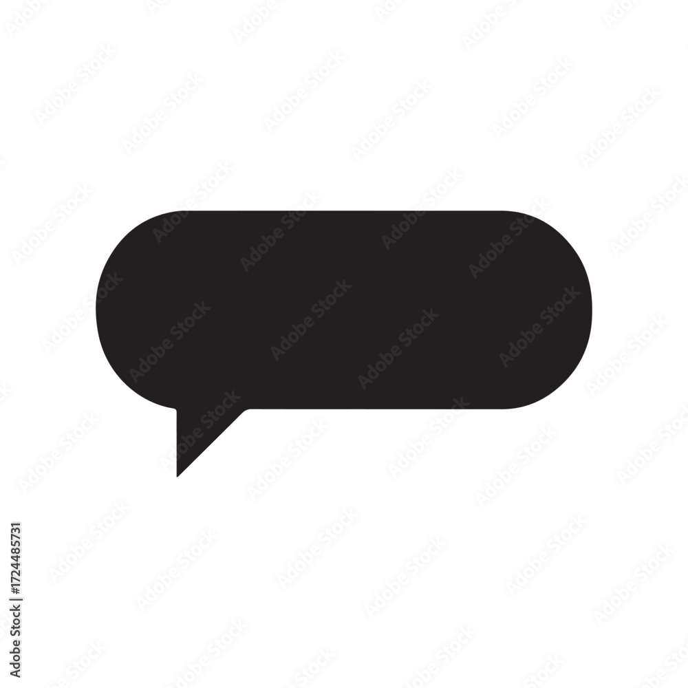 Fototapeta premium Minimal Communication Icon Template