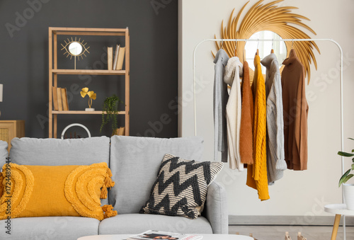 Interior of living room wit...