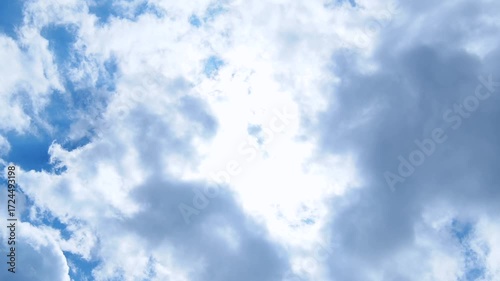 曇り空　タイムラプス