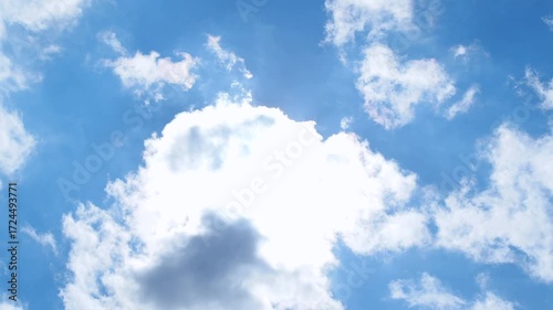 曇り空　タイムラプス