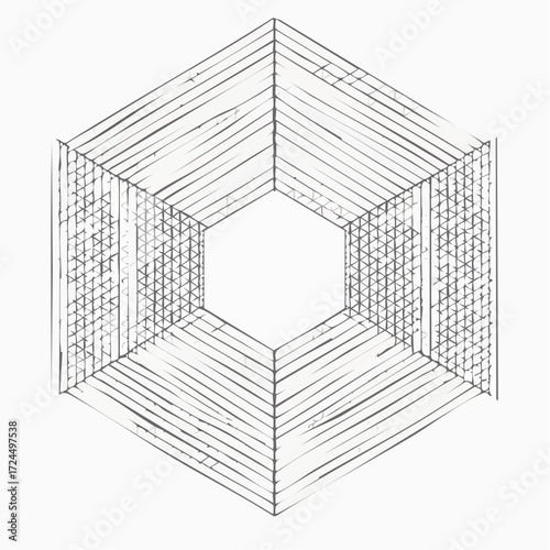 Seamless pattern geometric. black and white background.
2