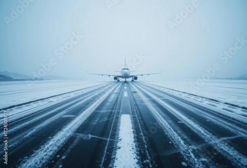 Frozen Flight  Runway Under the Arctic Gaze