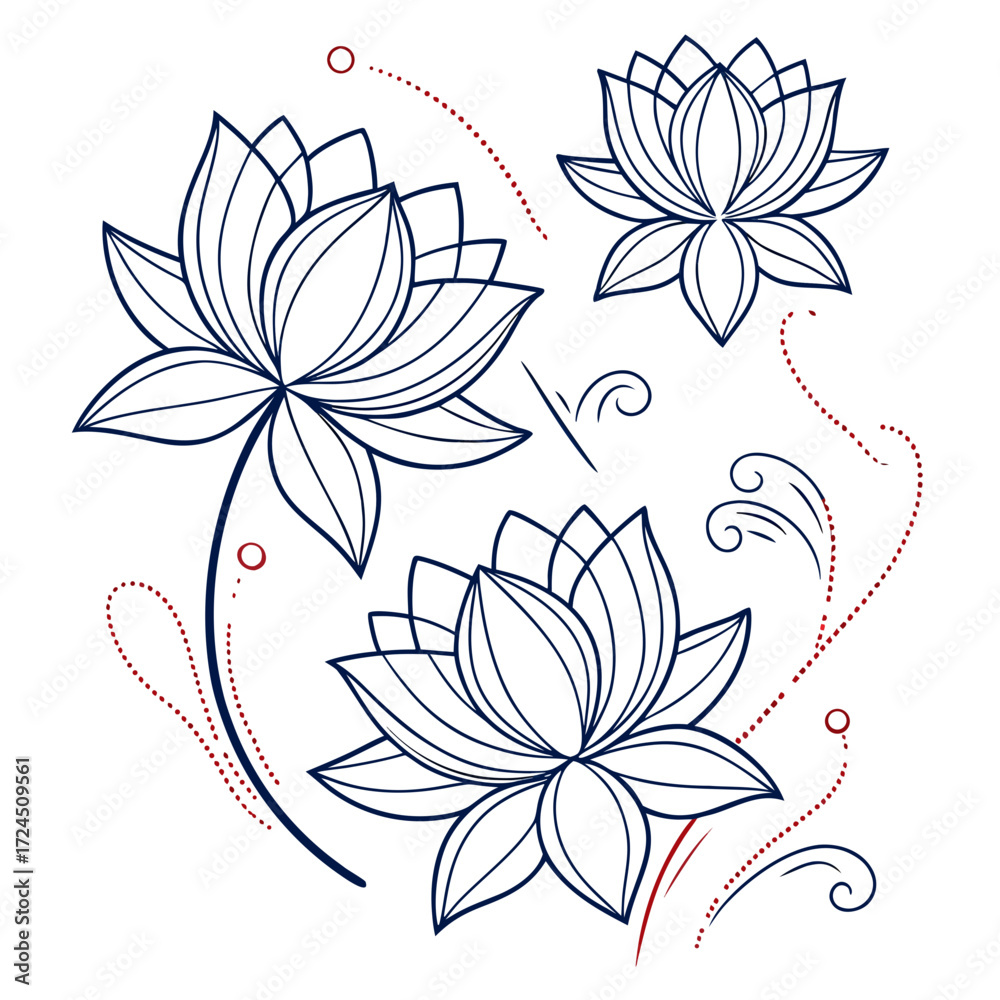 Fototapeta premium fiore, floreale, vettoriale, desig