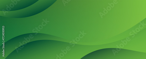 Abstract green wavy background. suit for bussines, banner, banners,