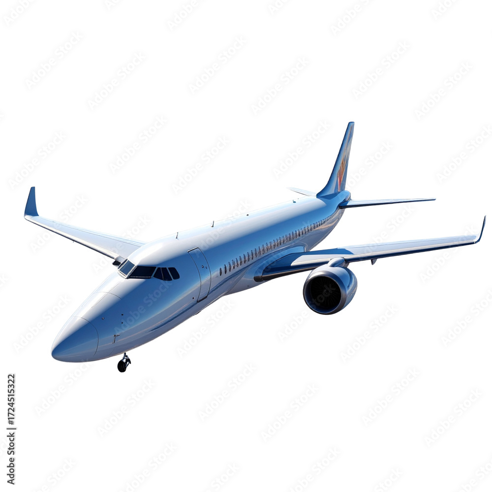 Obraz premium Airplane isolated