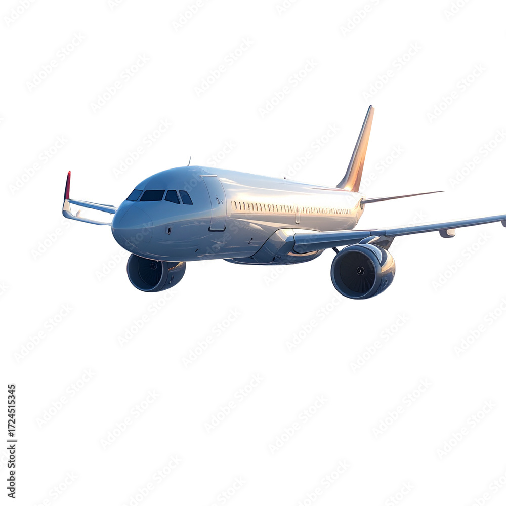 Obraz premium Airplane isolated 